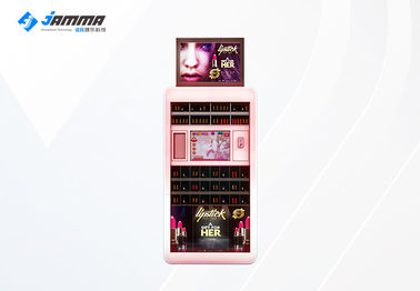 Lipstick Makeup Vending Machine With Three Levels RGB LED 220V Black Pink